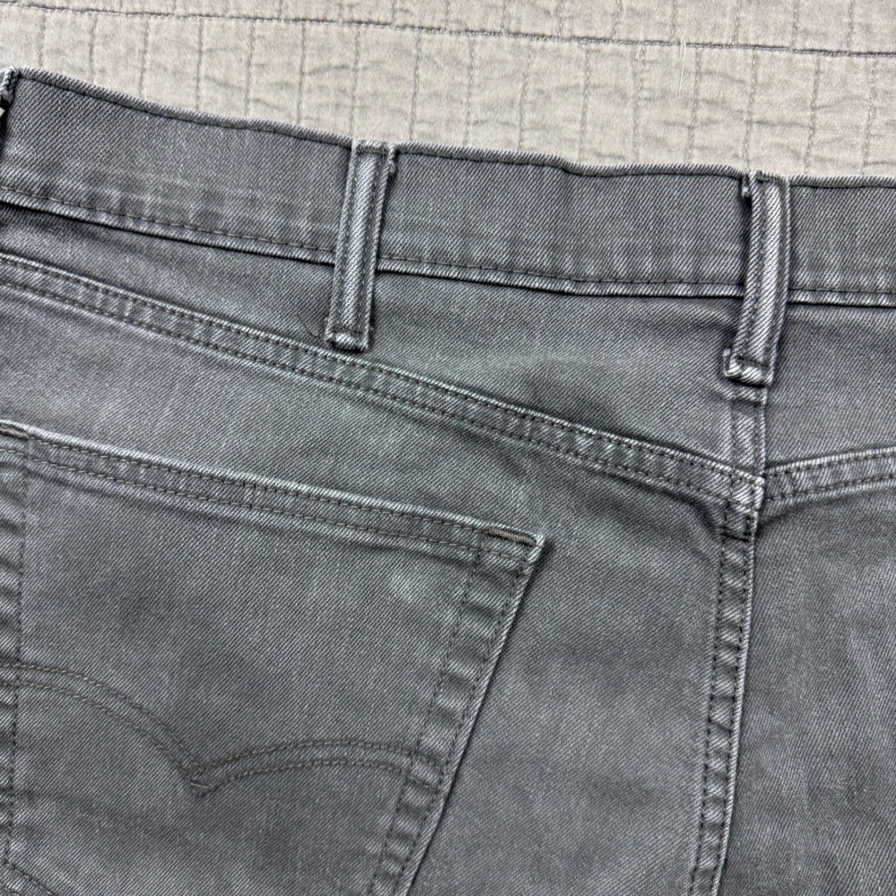 Levis 541 Athletic Taper Grey Jeans Mens 38x30 (38x29) Stretch Denim Pants - Picture 7 of 13